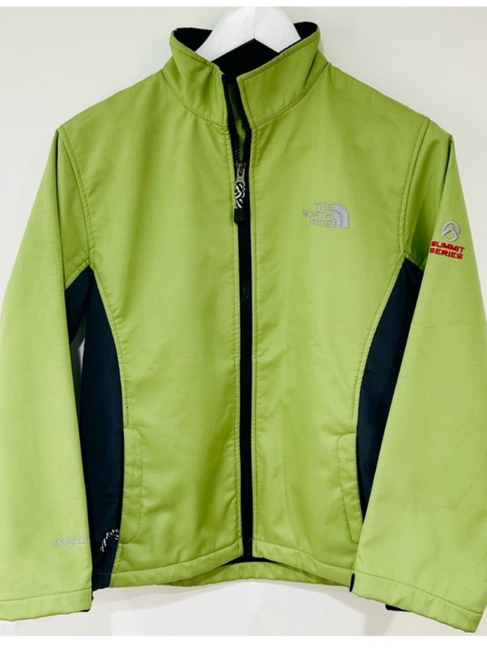 The North Face Summit Series Softshell Jacket Women’s M Green Full Zip Outdoor